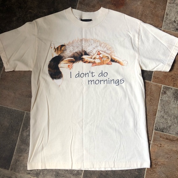 Vintage Tops - Vintage Cat T-shirt